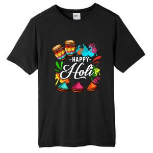 Happy Holi Festival Color Costume India Hindu Spring Funny Gift Tall Fusion ChromaSoft Performance T-Shirt