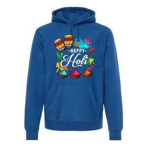 Happy Holi Festival Color Costume India Hindu Spring Funny Gift Premium Hoodie