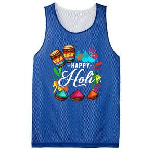 Happy Holi Festival Color Costume India Hindu Spring Funny Gift Mesh Reversible Basketball Jersey Tank