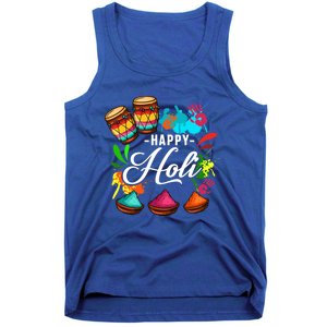 Happy Holi Festival Color Costume India Hindu Spring Funny Gift Tank Top