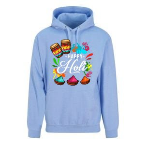 Happy Holi Festival Color Costume India Hindu Spring Funny Gift Unisex Surf Hoodie