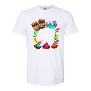 Happy Holi Festival Color Costume India Hindu Spring Funny Gift Softstyle CVC T-Shirt