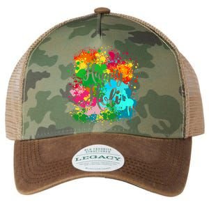 Happy Holi Festival Color Costume India Hindu Spring Funny Gift Legacy Tie Dye Trucker Hat