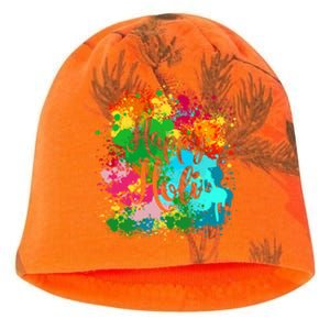 Happy Holi Festival Color Costume India Hindu Spring Funny Gift Kati - Camo Knit Beanie