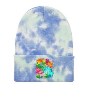 Happy Holi Festival Color Costume India Hindu Spring Funny Gift Tie Dye 12in Knit Beanie