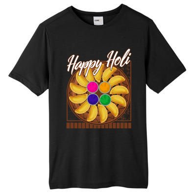 Happy Holi Festival Happy Holi Gujiya Dumpling Of India Tee Gift Tall Fusion ChromaSoft Performance T-Shirt