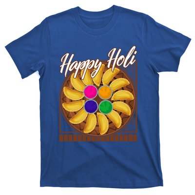 Happy Holi Festival Happy Holi Gujiya Dumpling Of India Tee Gift T-Shirt