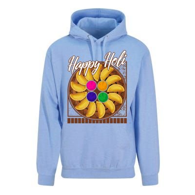 Happy Holi Festival Happy Holi Gujiya Dumpling Of India Tee Gift Unisex Surf Hoodie