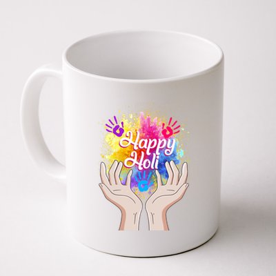 Happy Holi Festival Happy Holi Hands Tee Indian Gift Colors Meaningful Gift Coffee Mug