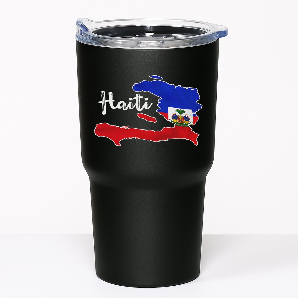 Happy Haitian Flag Day Cool Haiti Flag Map Haitian Pride Tumbler