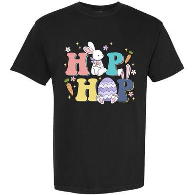 Hip Hop Funny Cute Easter Bunny Garment-Dyed Heavyweight T-Shirt