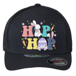 Hip Hop Funny Cute Easter Bunny Flexfit Unipanel Trucker Cap