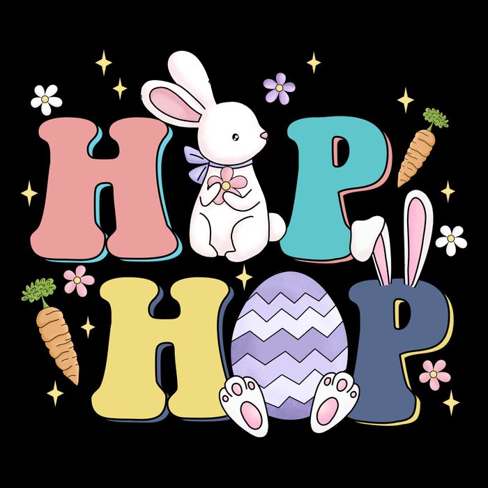 Hip Hop Funny Cute Easter Bunny Tall T-Shirt
