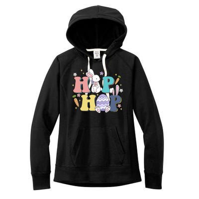 Hip Hop Funny Cute Easter Bunny Women's Fleece Hoodie