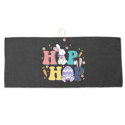 Hip Hop Funny Cute Easter Bunny Large Microfiber Waffle Golf Towel