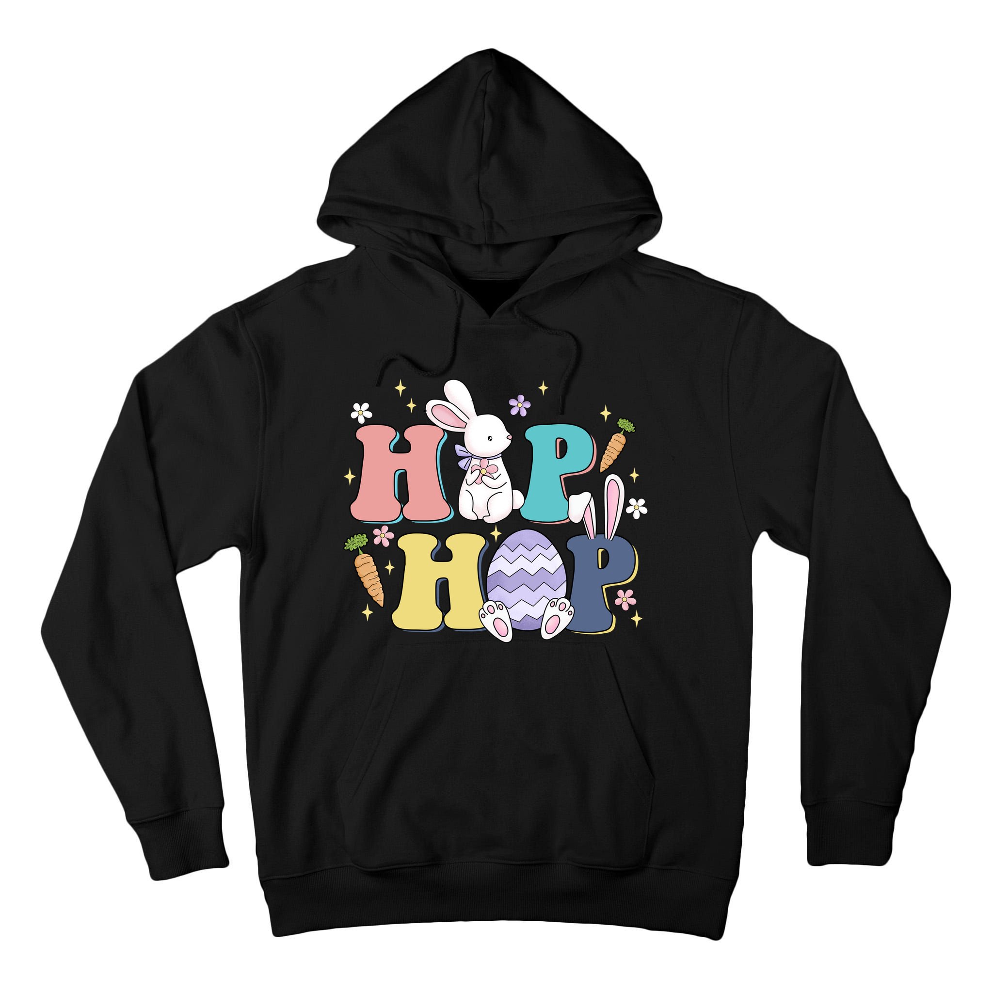 Hip Hop Funny Cute Easter Bunny Tall Hoodie