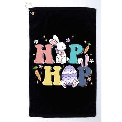 Hip Hop Funny Cute Easter Bunny Platinum Collection Golf Towel