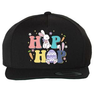 Hip Hop Funny Cute Easter Bunny Wool Snapback Cap