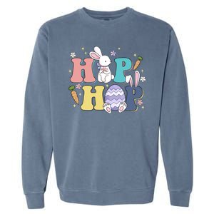 Hip Hop Funny Cute Easter Bunny Garment-Dyed Sweatshirt