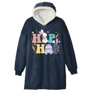 Hip Hop Funny Cute Easter Bunny Hooded Wearable Blanket