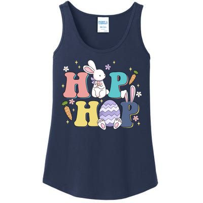 Hip Hop Funny Cute Easter Bunny Ladies Essential Tank