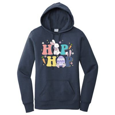 Hip Hop Funny Cute Easter Bunny Women's Pullover Hoodie