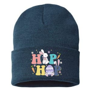 Hip Hop Funny Cute Easter Bunny Sustainable Knit Beanie