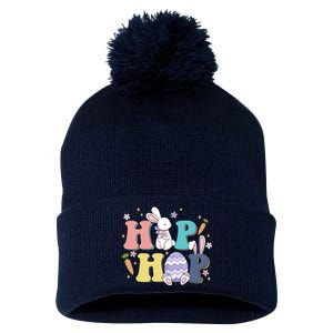 Hip Hop Funny Cute Easter Bunny Pom Pom 12in Knit Beanie