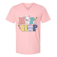 Hip Hop Funny Cute Easter Bunny V-Neck T-Shirt