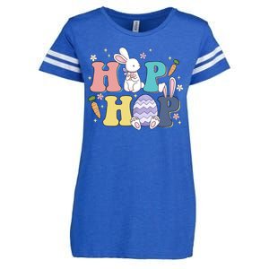 Hip Hop Funny Cute Easter Bunny Enza Ladies Jersey Football T-Shirt