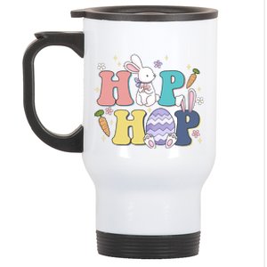 Hip Hop Funny Cute Easter Bunny Stainless Steel Travel Mug