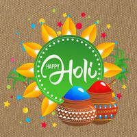 Happy Holi For  India Hindu Cotton Canvas Backpack