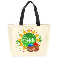 Happy Holi For  India Hindu Zip Tote Bag