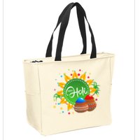Happy Holi For  India Hindu Zip Tote Bag