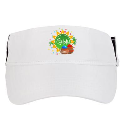 Happy Holi For  India Hindu Adult Drive Performance Visor
