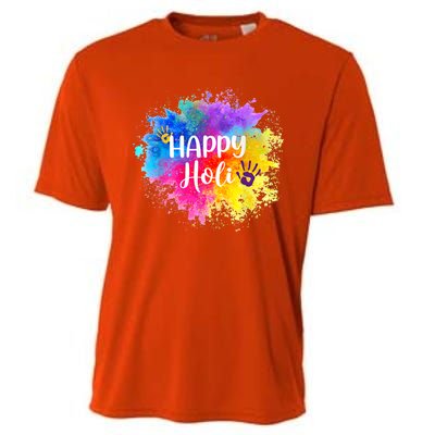 Happy Holi Festival India Colors Spring Gift Cooling Performance Crew T-Shirt