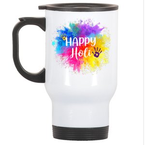 Happy Holi Festival India Colors Spring Gift Stainless Steel Travel Mug