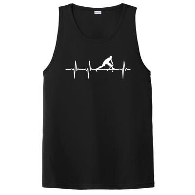 Hockey Heartbeat Field Hockey Great Gift PosiCharge Competitor Tank