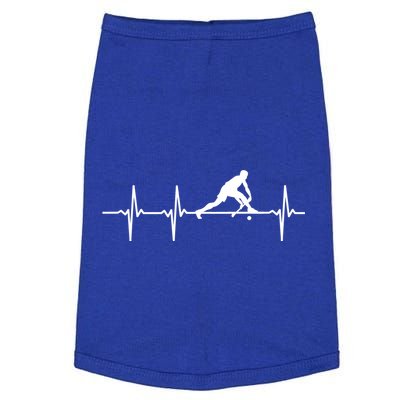 Hockey Heartbeat Field Hockey Great Gift Doggie Tank