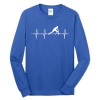 Hockey Heartbeat Field Hockey Great Gift Tall Long Sleeve T-Shirt