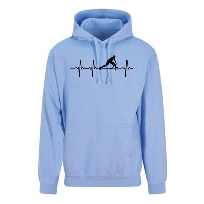 Hockey Heartbeat Field Hockey Great Gift Unisex Surf Hoodie