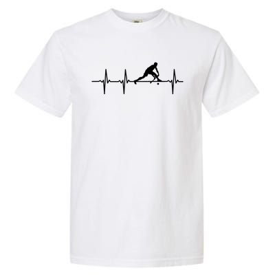 Hockey Heartbeat Field Hockey Great Gift Garment-Dyed Heavyweight T-Shirt