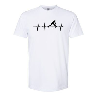 Hockey Heartbeat Field Hockey Great Gift Softstyle CVC T-Shirt