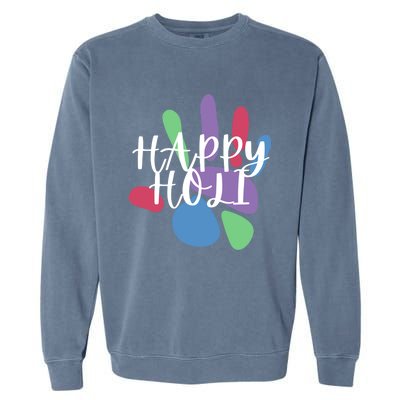 Happy Holi Festival India Colors Cute Gift Garment-Dyed Sweatshirt