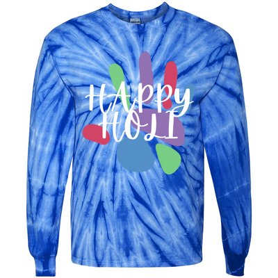 Happy Holi Festival India Colors Cute Gift Tie-Dye Long Sleeve Shirt