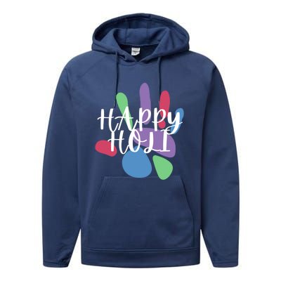 Happy Holi Festival India Colors Cute Gift Performance Fleece Hoodie