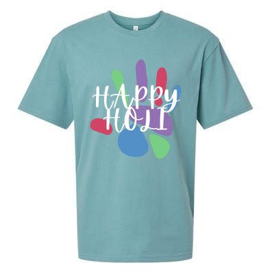 Happy Holi Festival India Colors Cute Gift Sueded Cloud Jersey T-Shirt