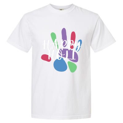 Happy Holi Festival India Colors Cute Gift Garment-Dyed Heavyweight T-Shirt