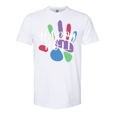 Happy Holi Festival India Colors Cute Gift Softstyle CVC T-Shirt