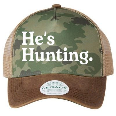 HeS Hunting Funny Hunting Wife Art For Women Hunting Season Legacy Tie Dye Trucker Hat